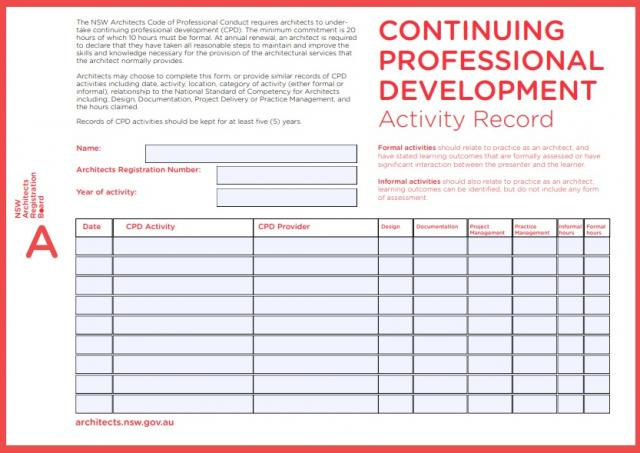 Recording Your CPD NSW Architects Registration Board recording-your-cpd-nsw-architects-registration-board