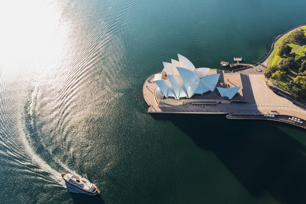 View of the Sydney Opera House © Hamilton Lund courtesy Sydney Opera House Trust.